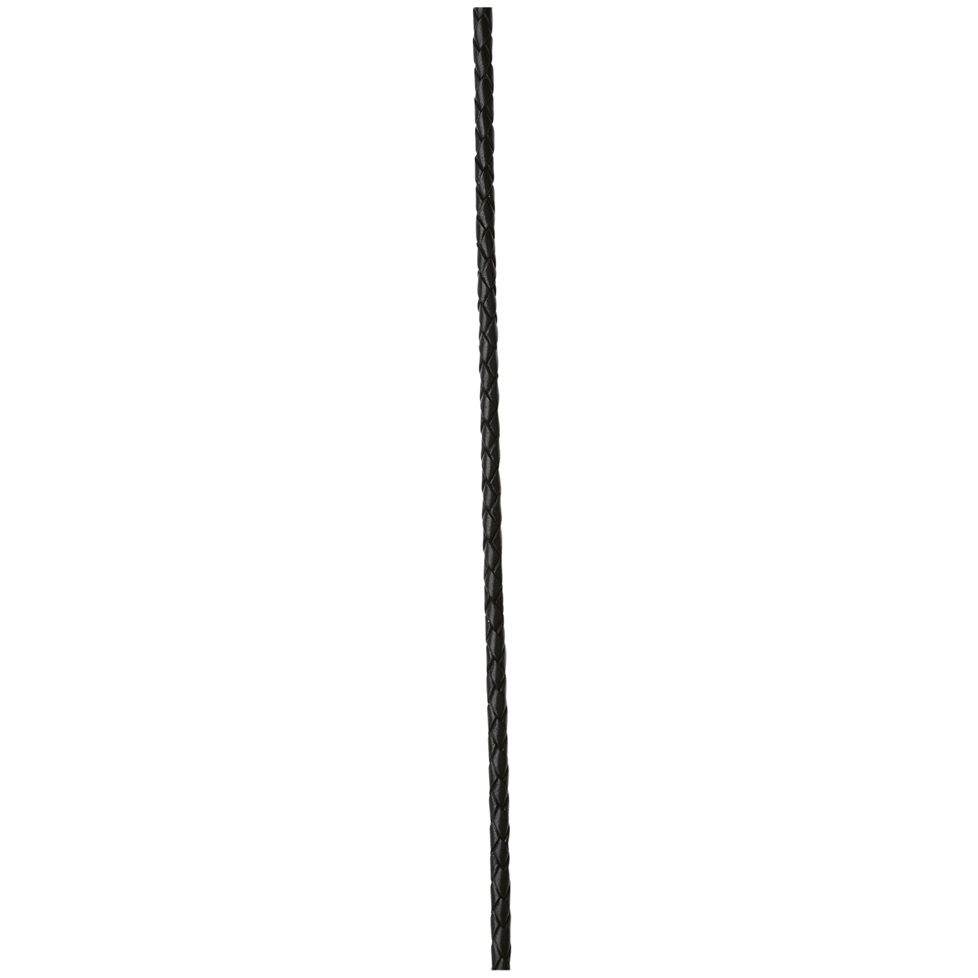 Flechtkordel, schwarz, ø ca. 4 mm - 1 m