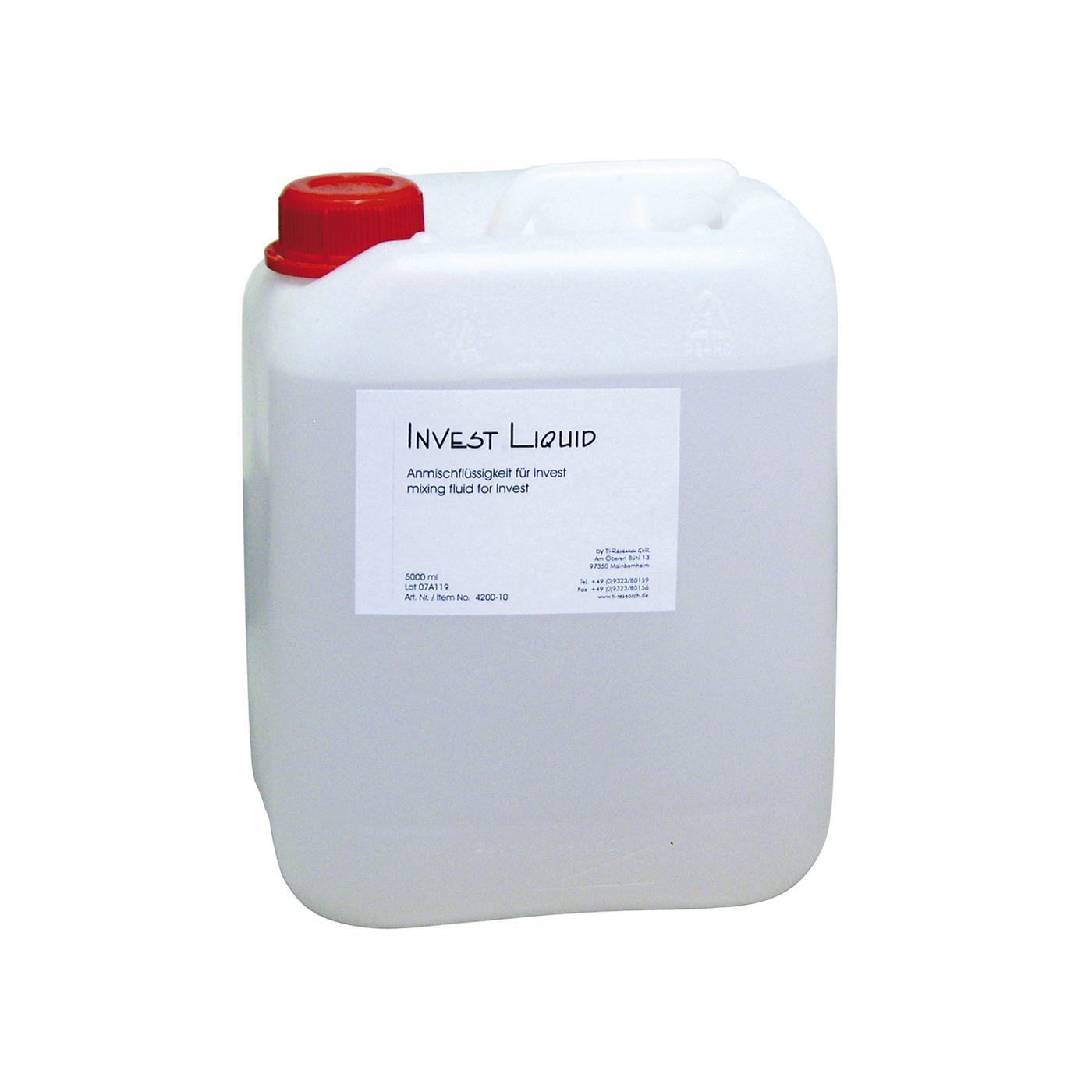 Invest Liquid Mixing Liquid, for C/P for N/P - 5000 ml