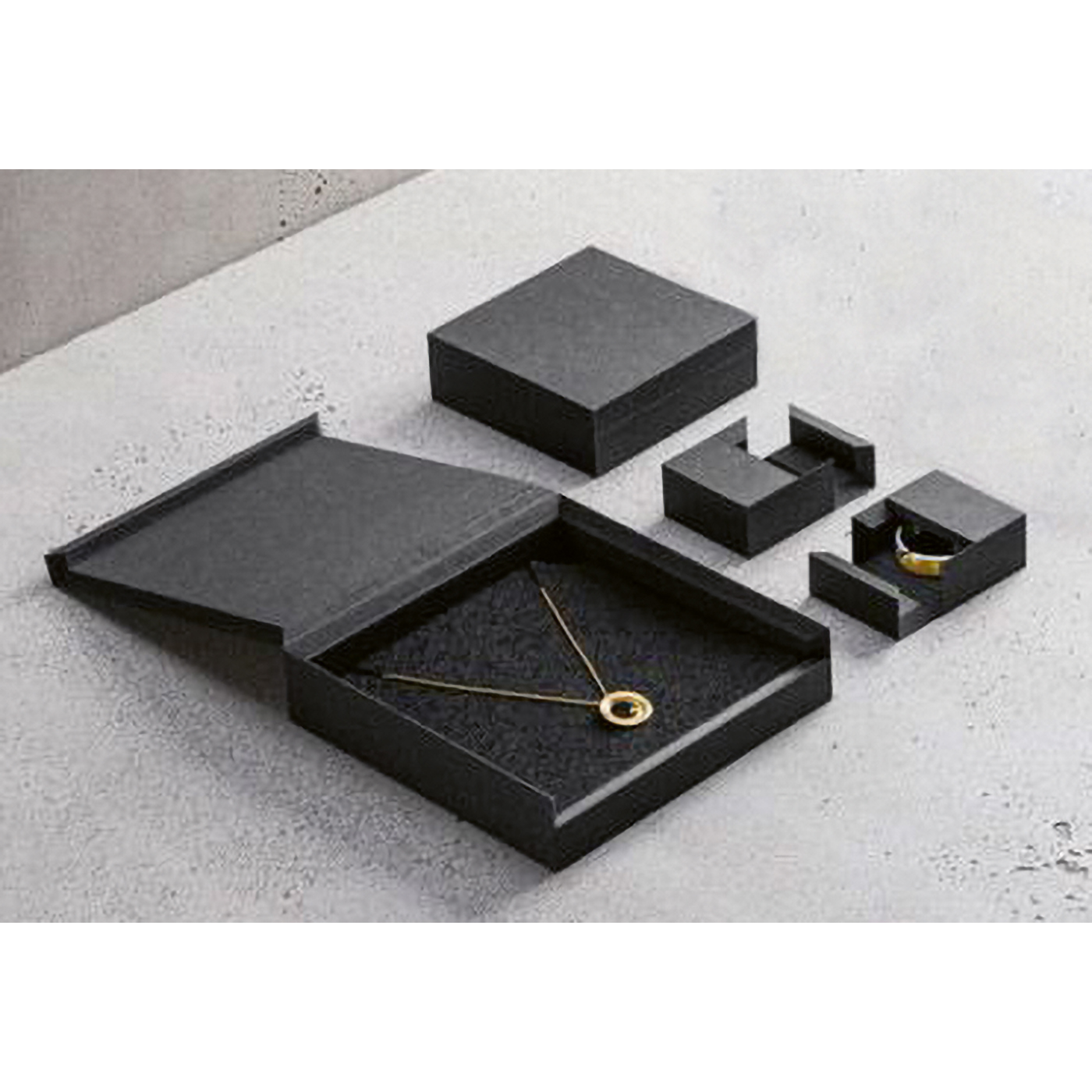 PICA-Design Schmucketui "Flatline Box", 90 x 90 x 20 mm - 1 Stück PICA-Design Schmucketui "Flatline Box", 90 x 90 x 20 mm - 1 Stück