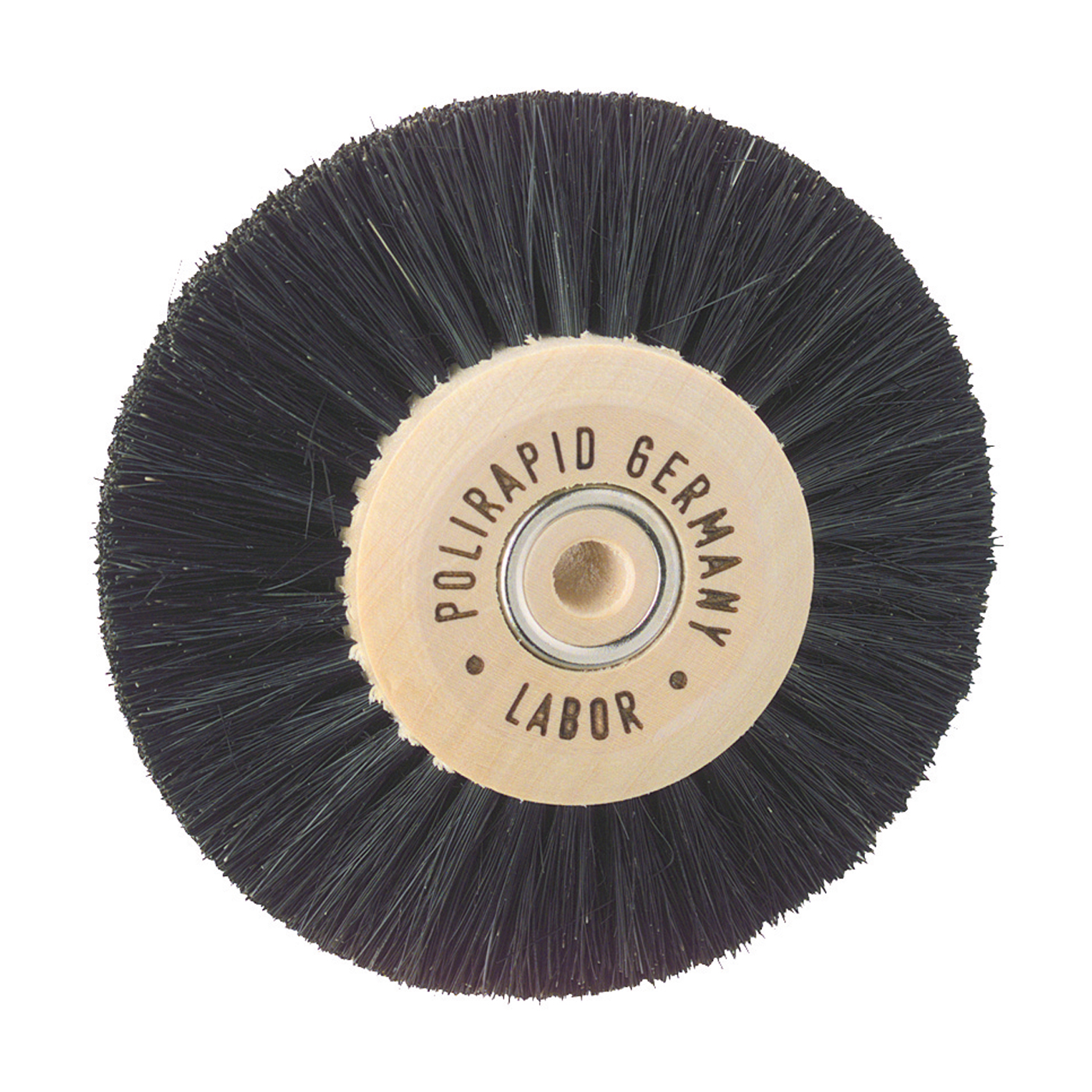 Labor brushes with wooden hub, 4 rows, total ø 80 mm - 12 pieces