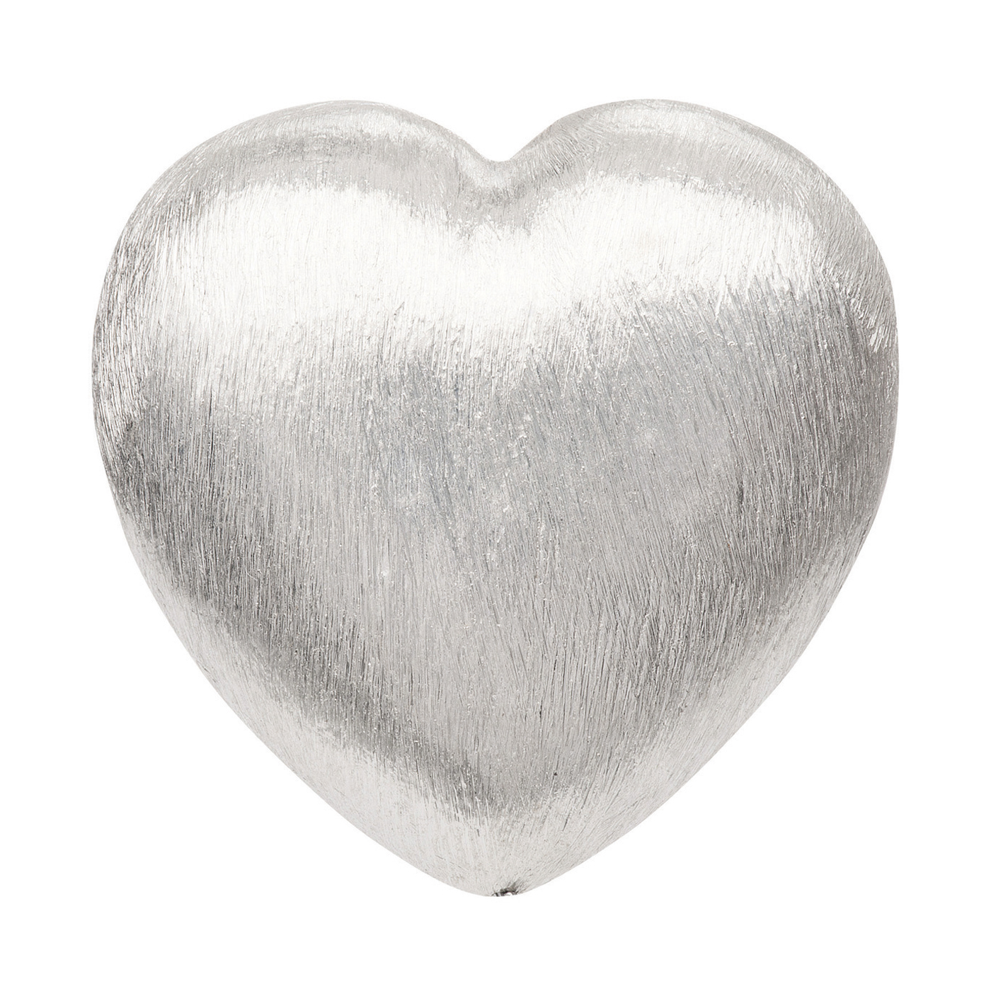 Heart, 925Ag Ice Matt, 46.5 x 17 x 45 mm - 1 piece