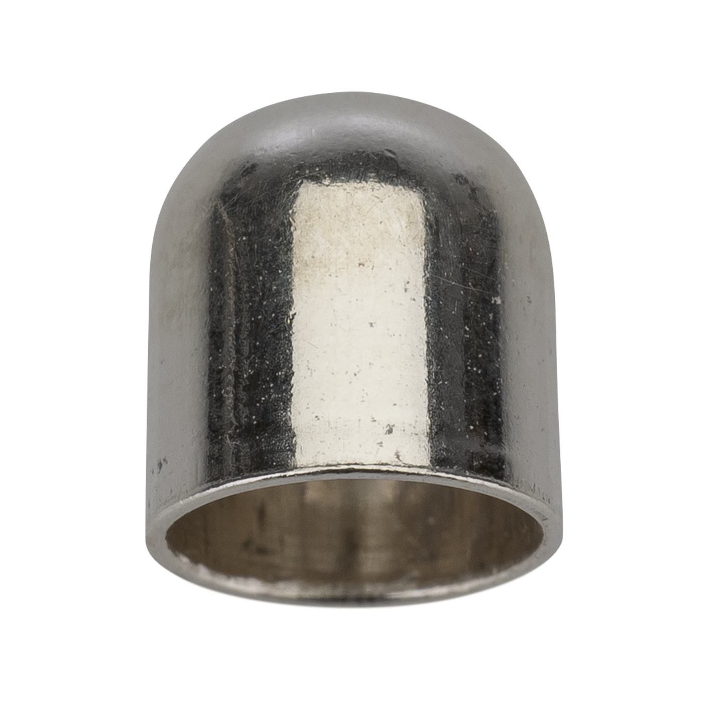 Endkappe, 925 Ag rhodiniert, ø 4,1 mm, ohne Öse - 1 Stück Endkappe, 925 Ag rhodiniert, ø 4,1 mm, ohne Öse - 1 Stück
