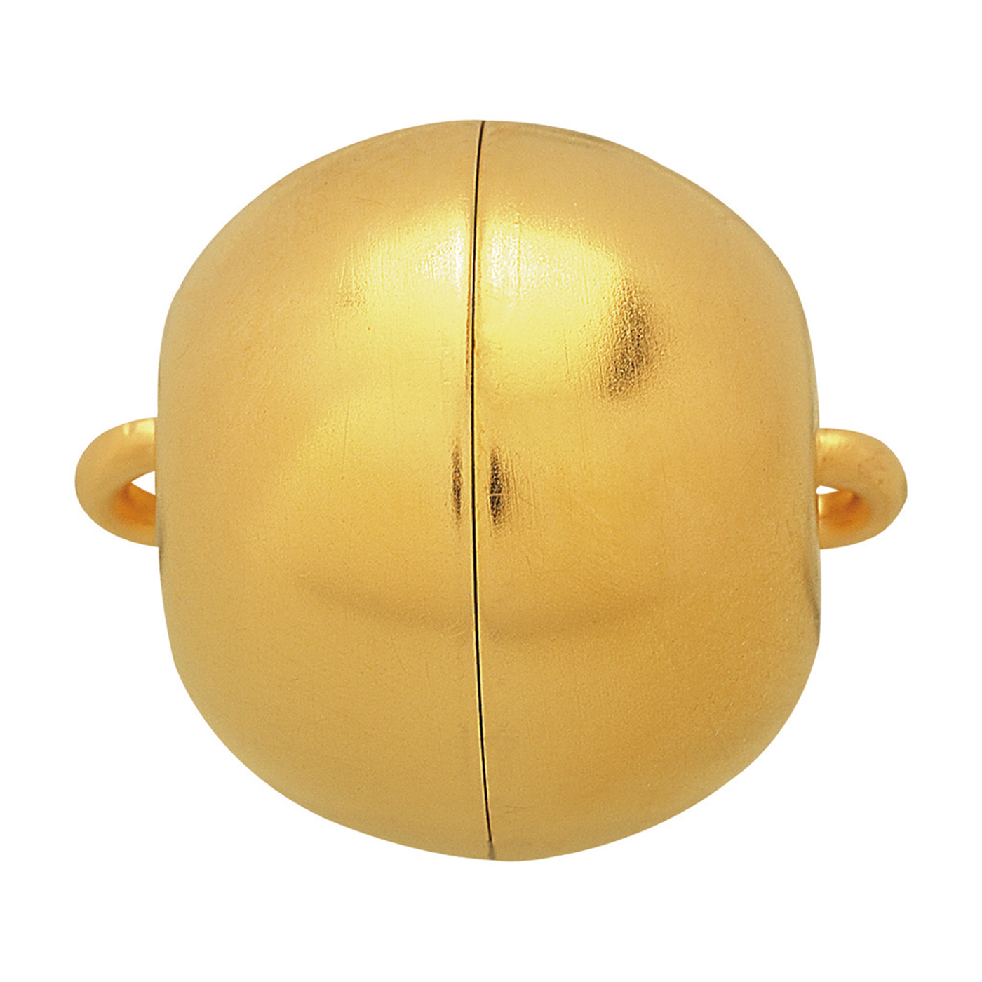 Langer Magnetschließen Magnetschließe "Classic", 925 Ag verg., Kugel, ø 18 mm, pol. - 1 Stück
