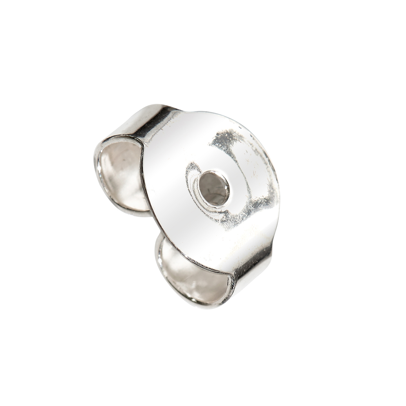 Ohrmutter, 585 WG, ø 5 mm, mit glattem Rand - 1 Stück