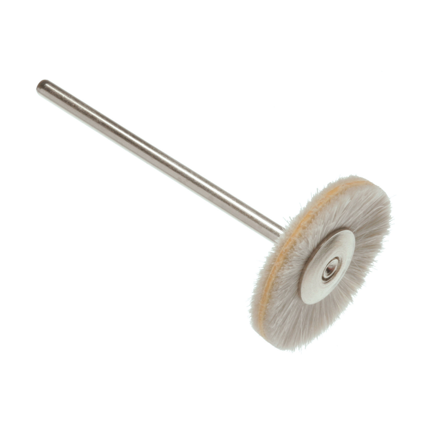 Hatho Kombibürsten, Ziegenhaar, weiß / Mikrofaser-Leder, ø 22 mm - 12 Stück