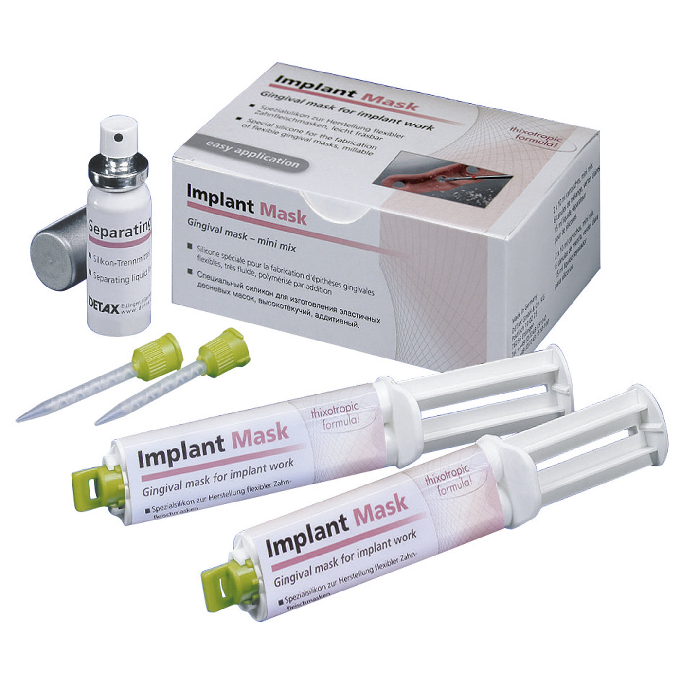 Detax Implant Mask Zahnfleischmaskenmaterial - 1 Set