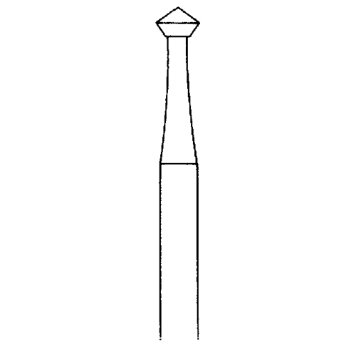 Doppelkegelfräser, Fig. 485, 90°, ø 2,9 mm - 1 Stück