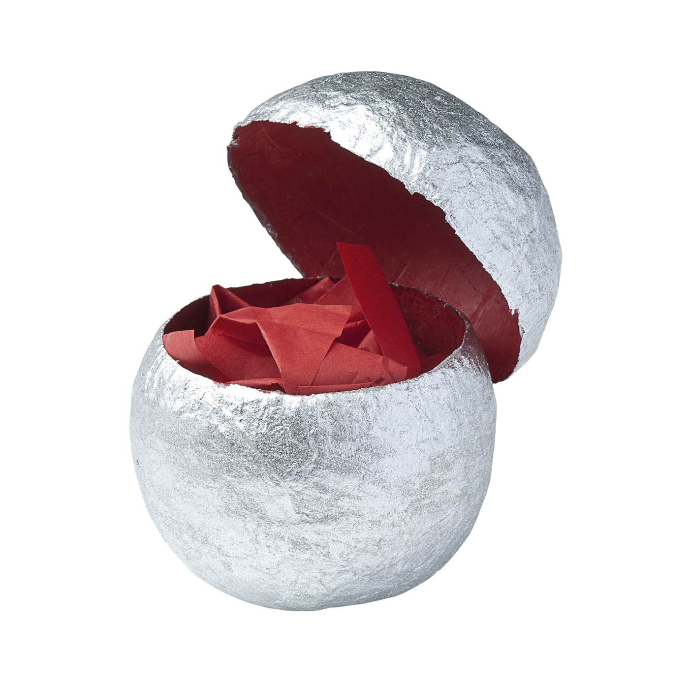 PICA-Design Schmucketui "Kugel", silber, ø 50 mm - 1 Stück