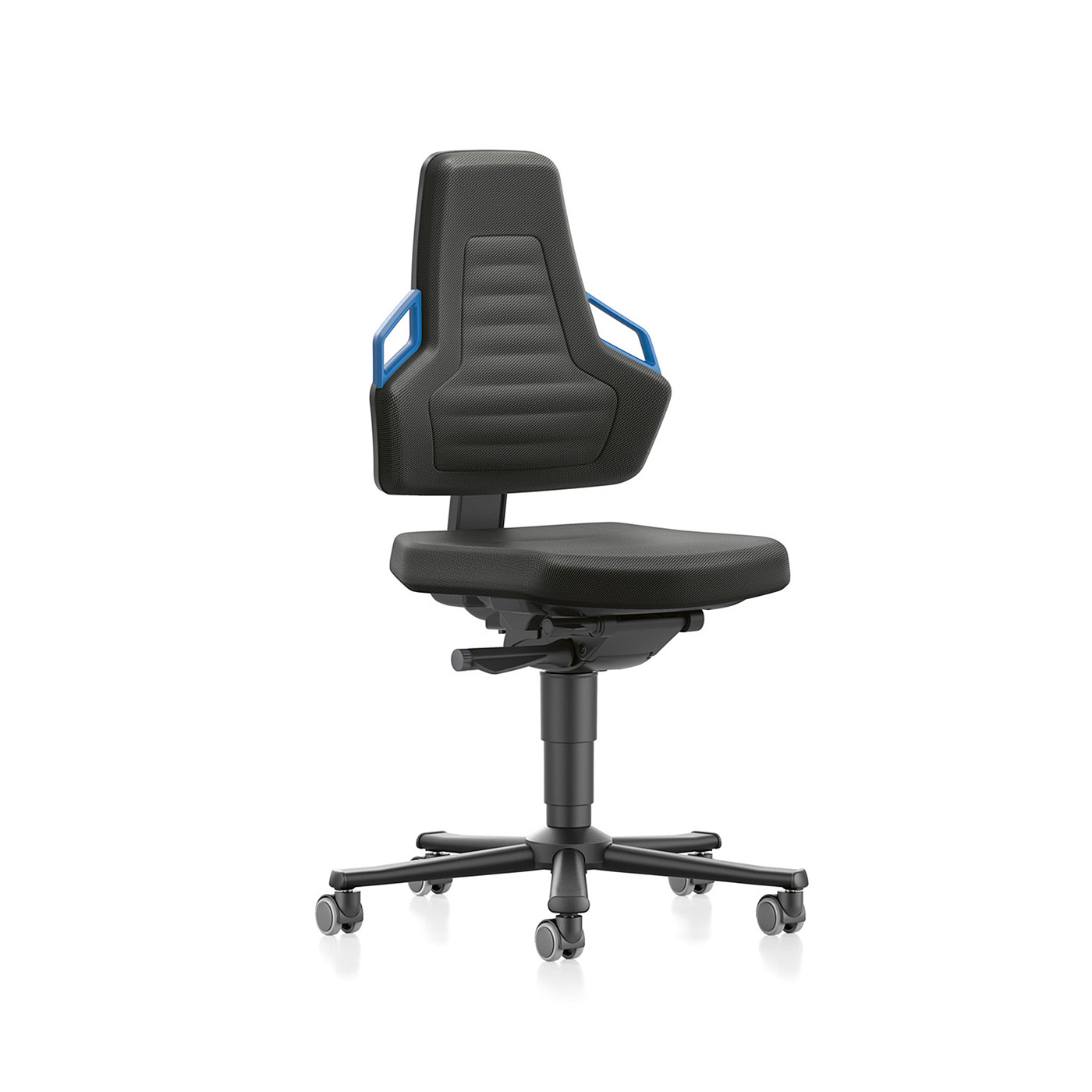 Nexxit Swivel Chair, Fabric Duotec Black/Blue - 1 piece