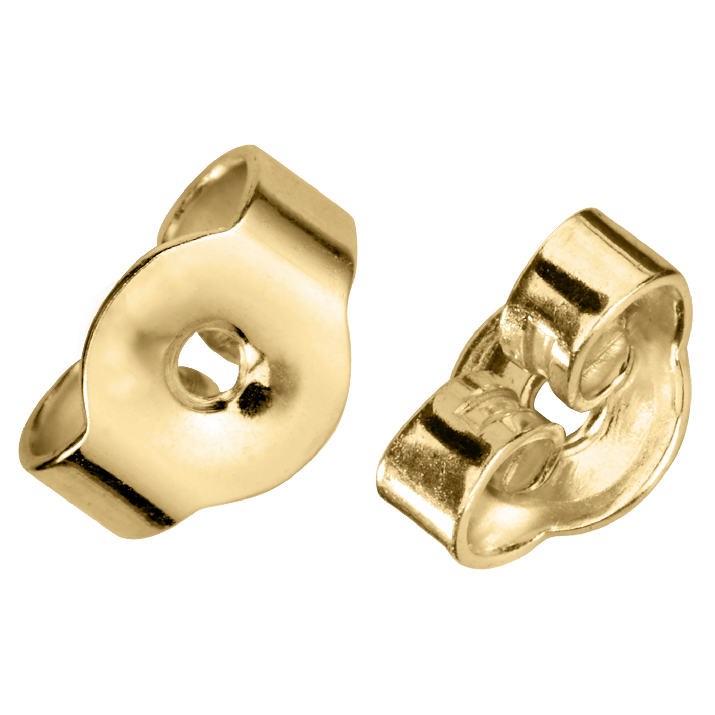 Ohrmutter, 333 G, ø 4 mm, mit glattem Rand - 1 Stück Ohrmutter, 333 G, ø 4 mm, mit glattem Rand - 1 Stück