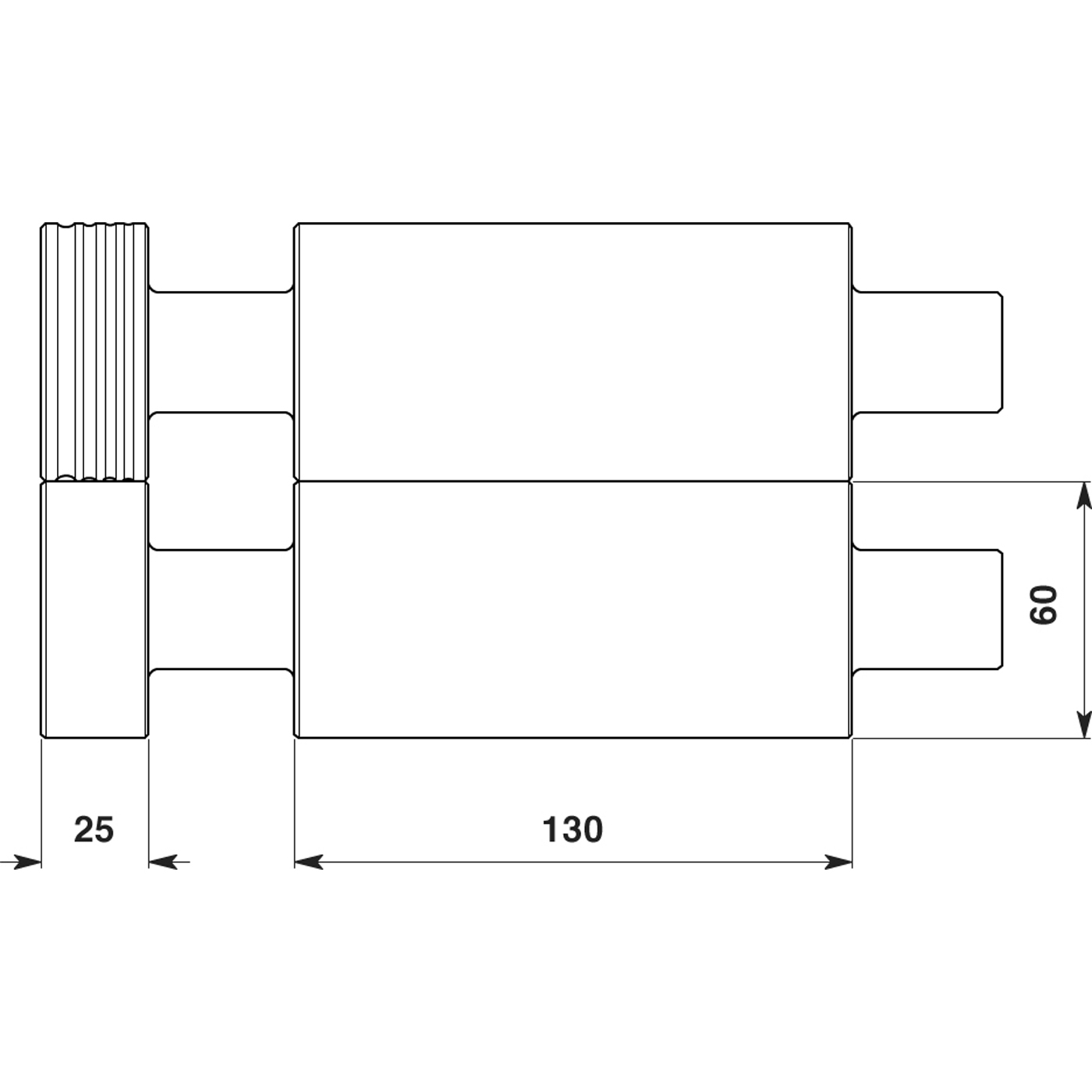 D2 130 Double Rolling Mill, with Stand - 1 piece