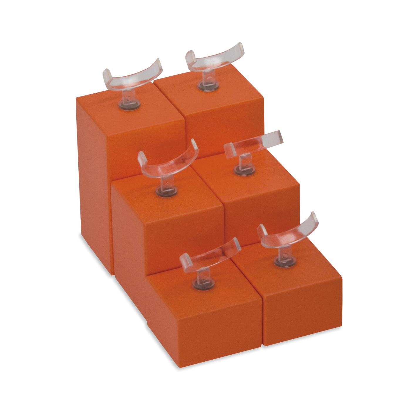 Ring Stand "Spring", Orange - 6 pieces