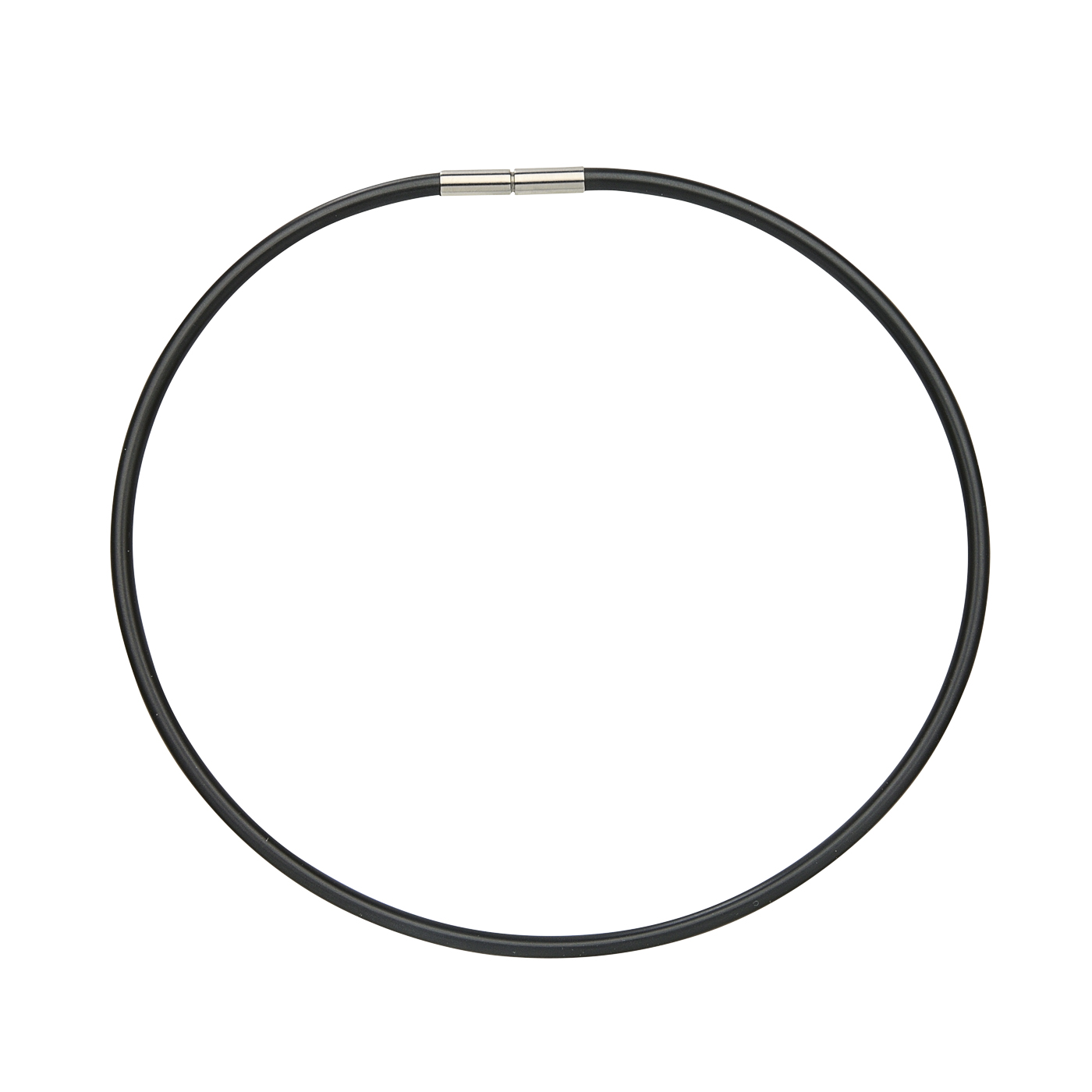 Silikonreif, schwarz, ø 4,0 mm, 45 cm, Bajonett, ES - 1 Stück