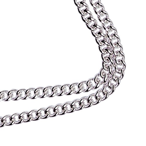 Curb Chain, 925Ag, 1.20 mm, 42 cm - 1 piece Curb Chain, 925Ag, 1.20 mm, 42 cm - 1 piece