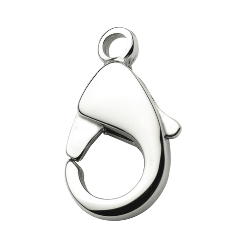 Lobster Clasp, Stainless Steel, 19 mm - 1 piece