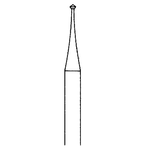 Doppelkegelfräser, Fig. 485, 90°, ø 0,7 mm - 1 Stück