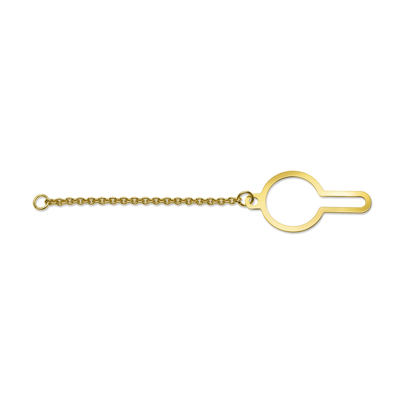 Krawattenklammersicherung, 333 G, 23 mm, mit Kette - 1 Stück Krawattenklammersicherung, 333 G, 23 mm, mit Kette - 1 Stück