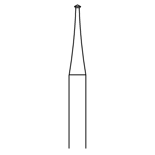 Double Bevel Milling Cutter, Fig. 446, 70°, ø 0.9 mm - 1 piece
