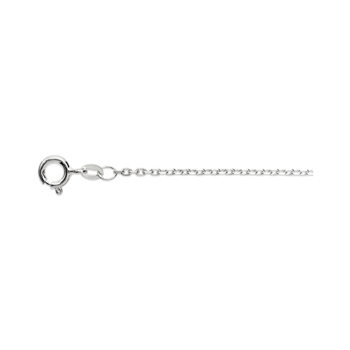 Ankerkette diamantiert, 925 Ag, 1,35 mm, 50 cm - 1 Stück