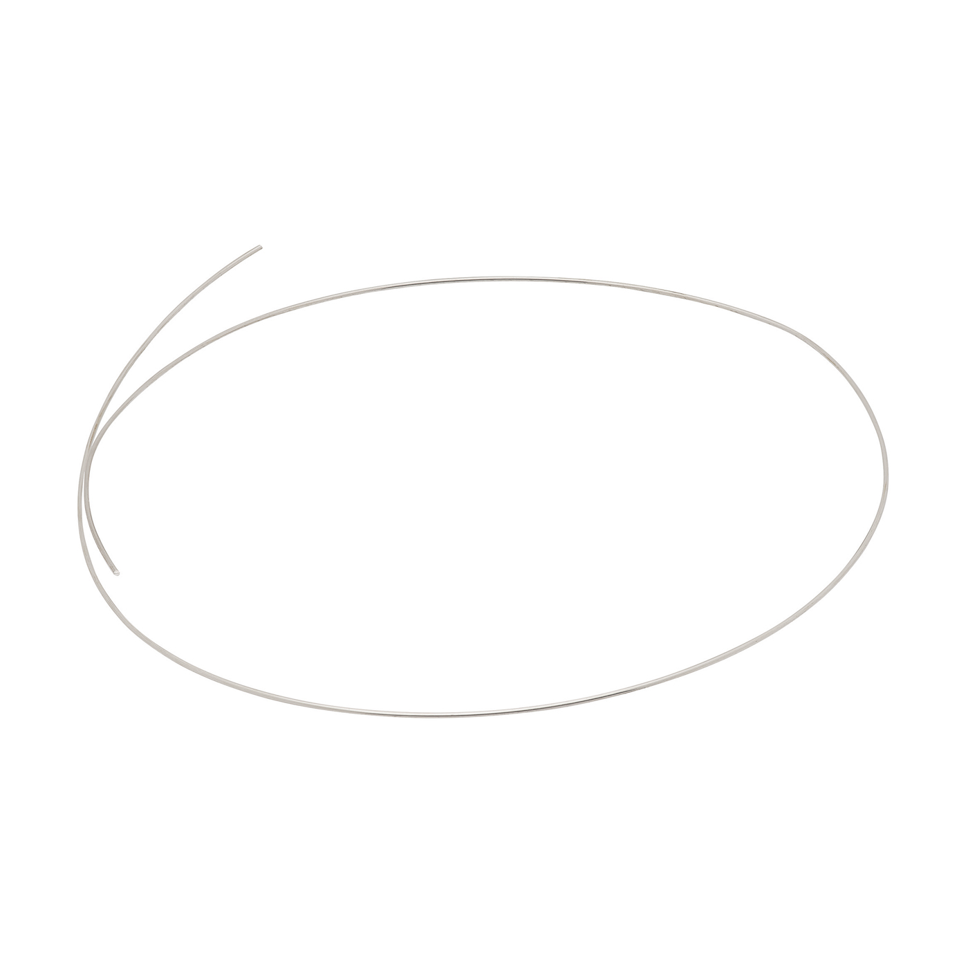 Runddraht, 925 Ag, ø 1,0 mm, Länge 50 cm - 1 Stück Runddraht, 925 Ag, ø 1,0 mm, Länge 50 cm - 1 Stück