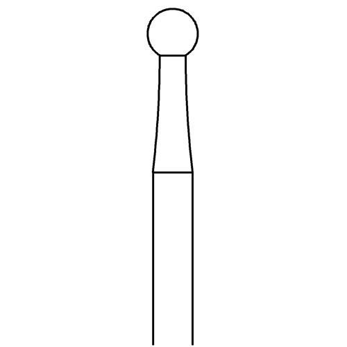 Kugelfräser, Fig. 1, ø 3,0 mm - 1 Stück