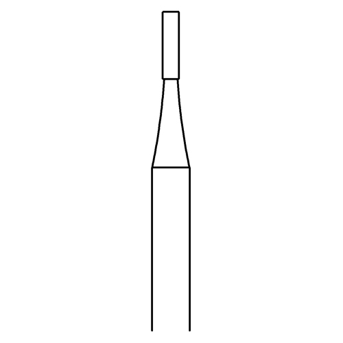 Zylinderfräser, Fig. 49, ø 1,0 mm - 1 Stück