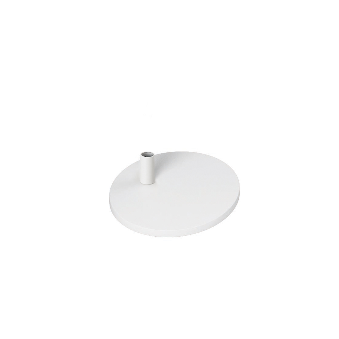 Tabletop Stand, Round, White, for Para.Mi Bench Light - 1 piece
