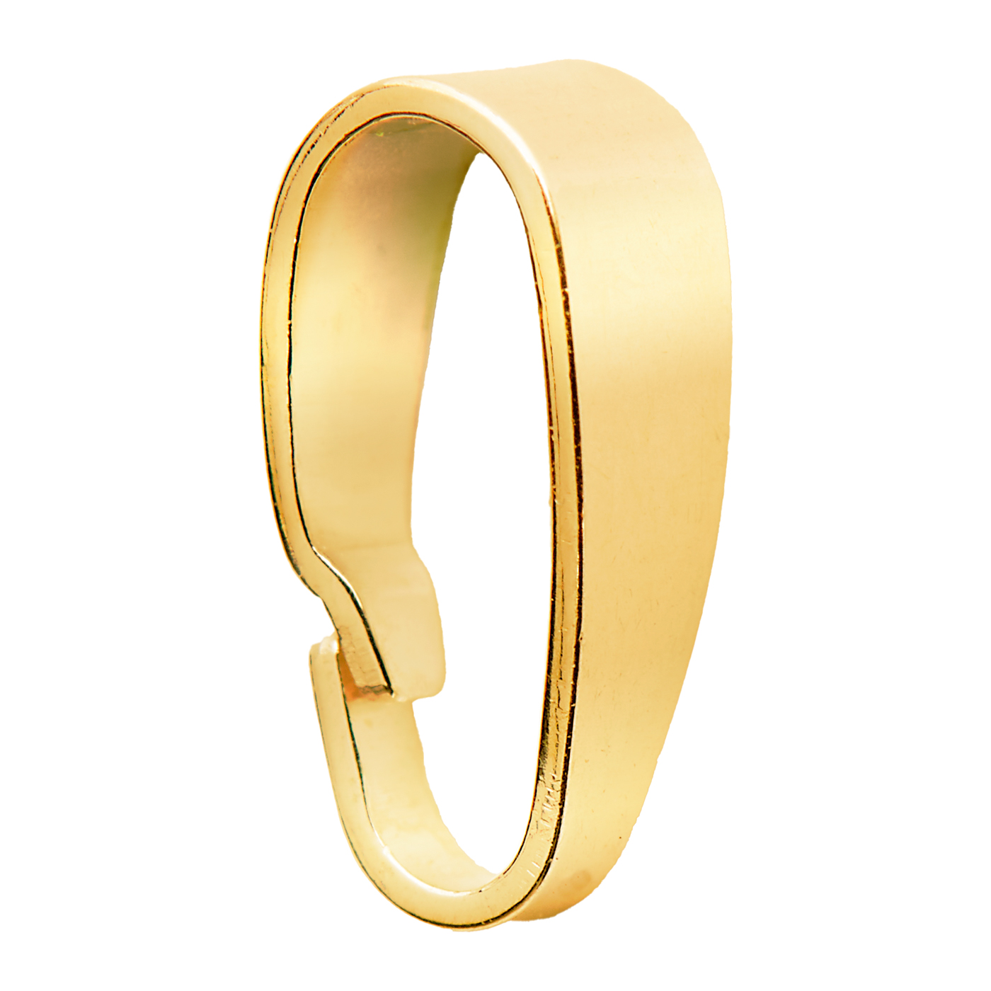 Anhängerschlaufe, 585 G, 3 x 8 mm, poliert - 1 Stück