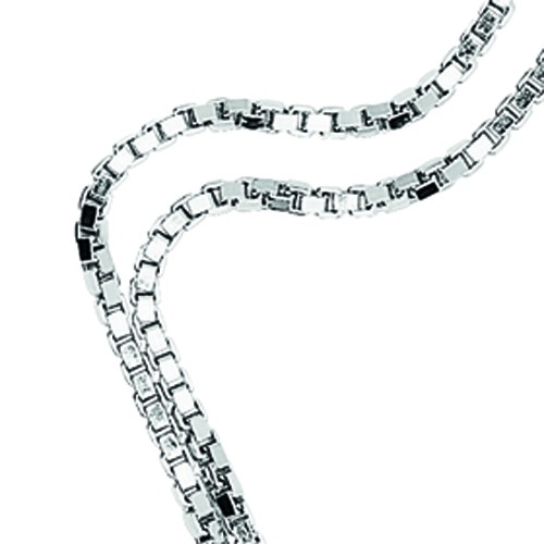 Venetian Chain, 590WG, 1.25 mm, 50 cm - 1 piece