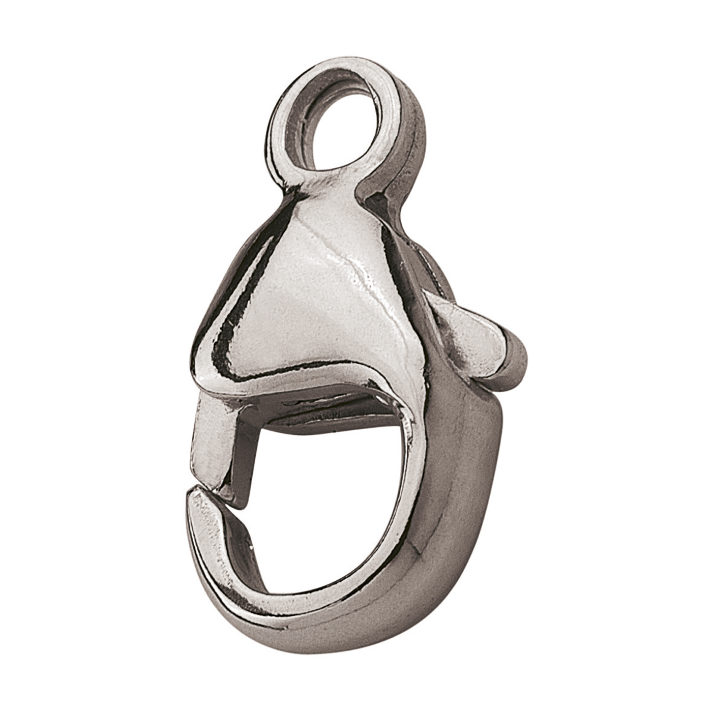 Lobster Clasp, 925Ag, 13 mm, Pressed - 1 piece
