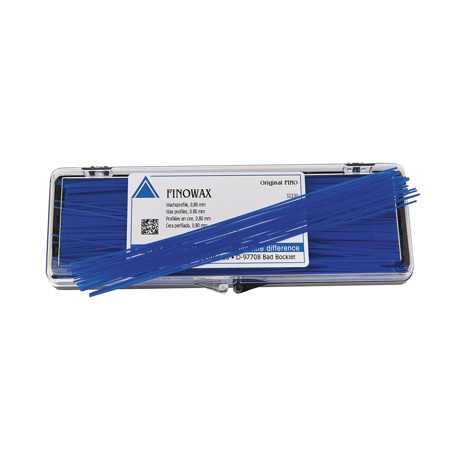 FINOWAX Wax Profiles, ø 0.80 mm, Blue - 25 g