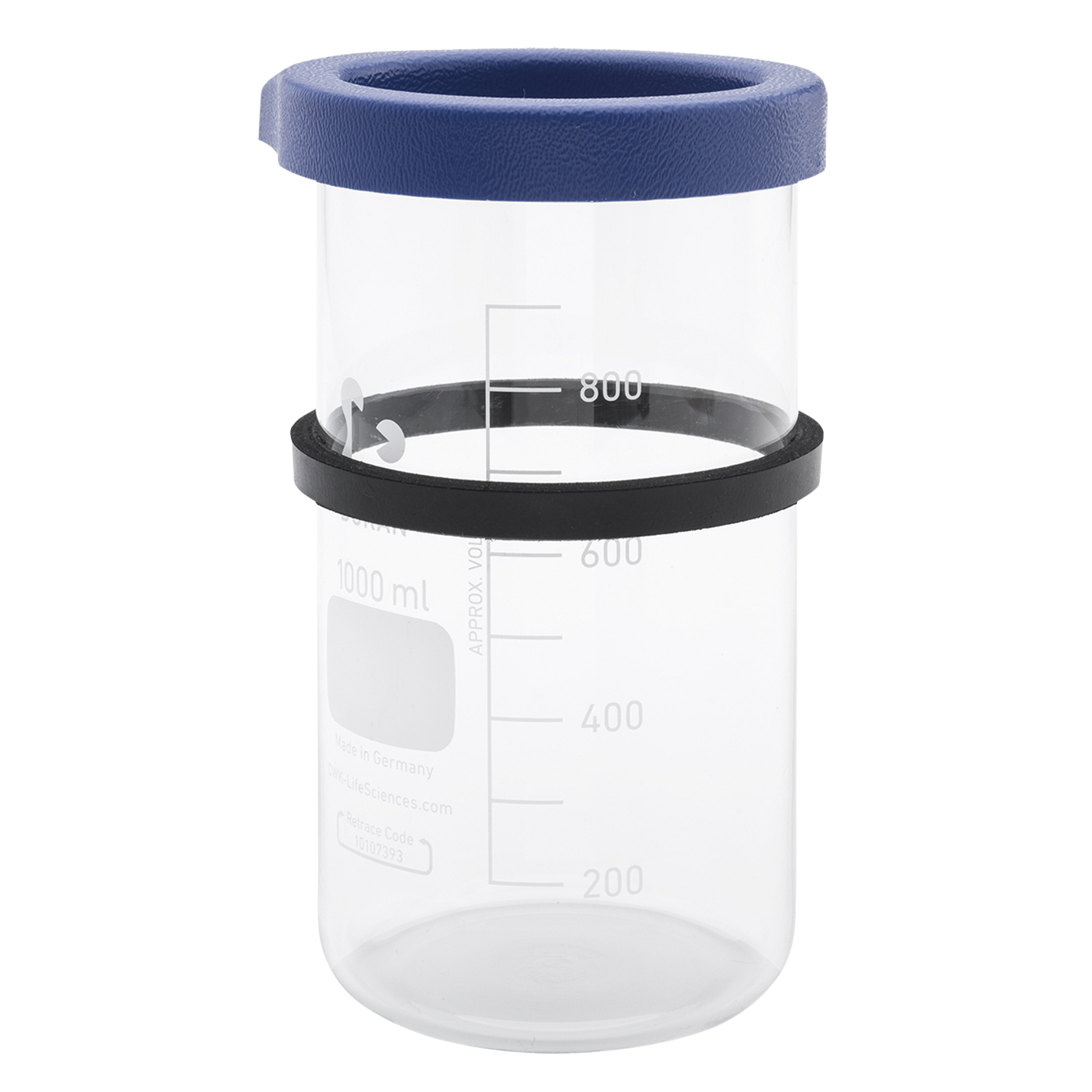 Cleaning jar, 1000 ml, exterior 110 x 185 x 125 mm - 1 piece Cleaning jar, 1000 ml, exterior 110 x 185 x 125 mm - 1 piece