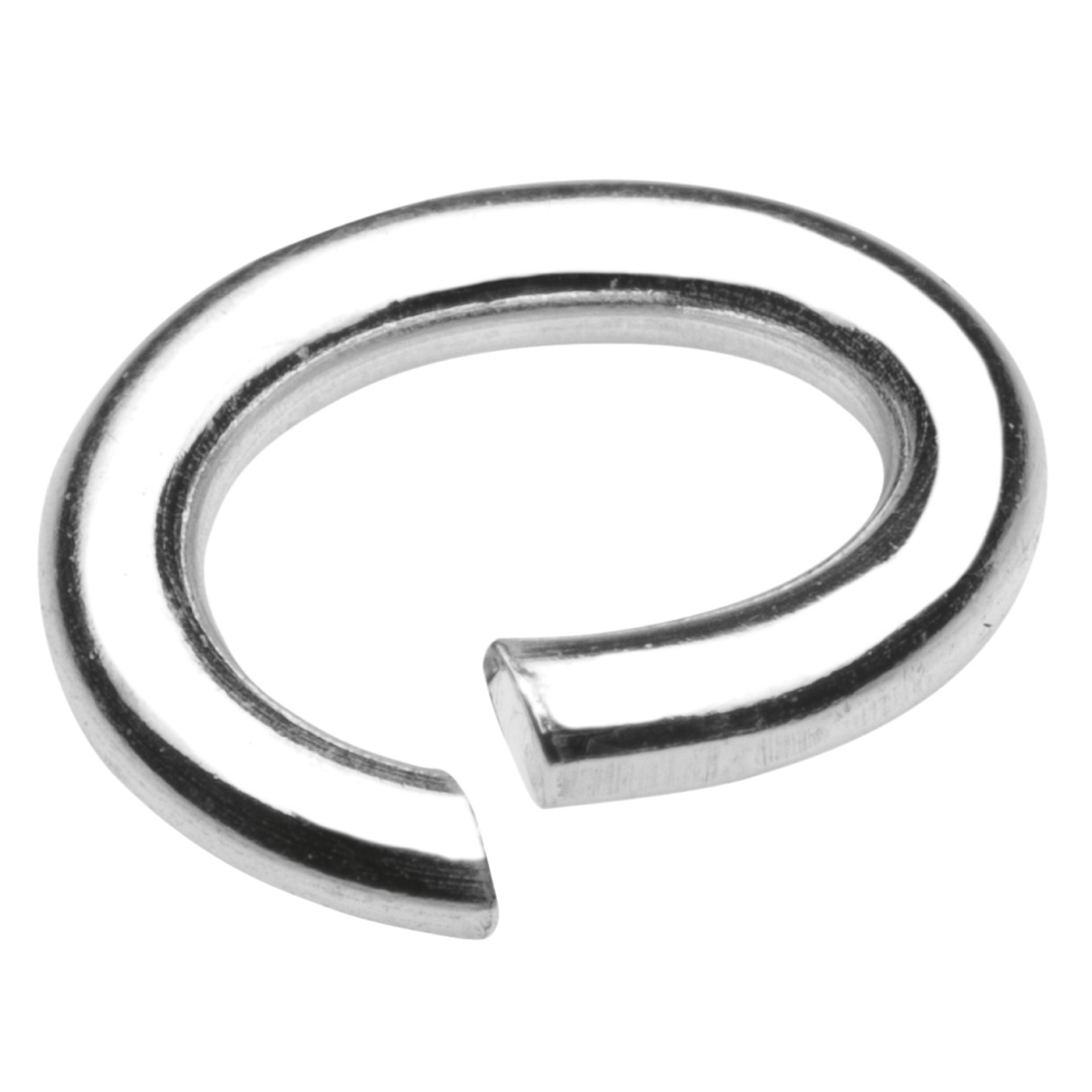 Binderinge, 925 Ag, oval, ø 7 mm, Draht-ø 1,1 mm - 1 Stück