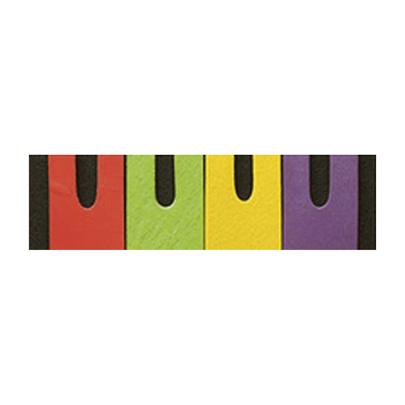 PICA-Design Zierverschlüsse für Schmucketuis, Kreuzbandgummi, bunt, 7 cm - 30 Stück