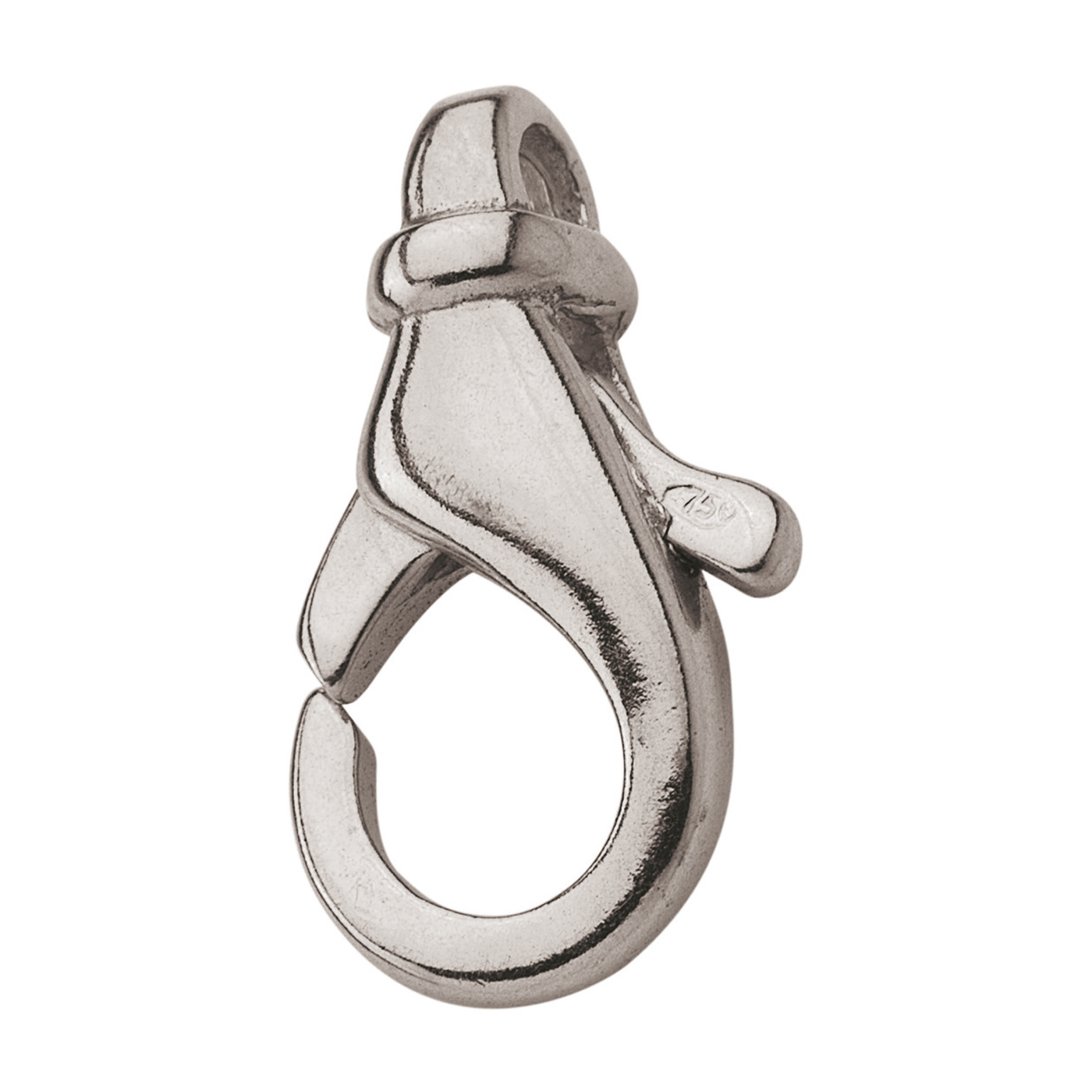 Lobster Clasp, 925Ag, 8 x 16 mm, with Union - 1 piece