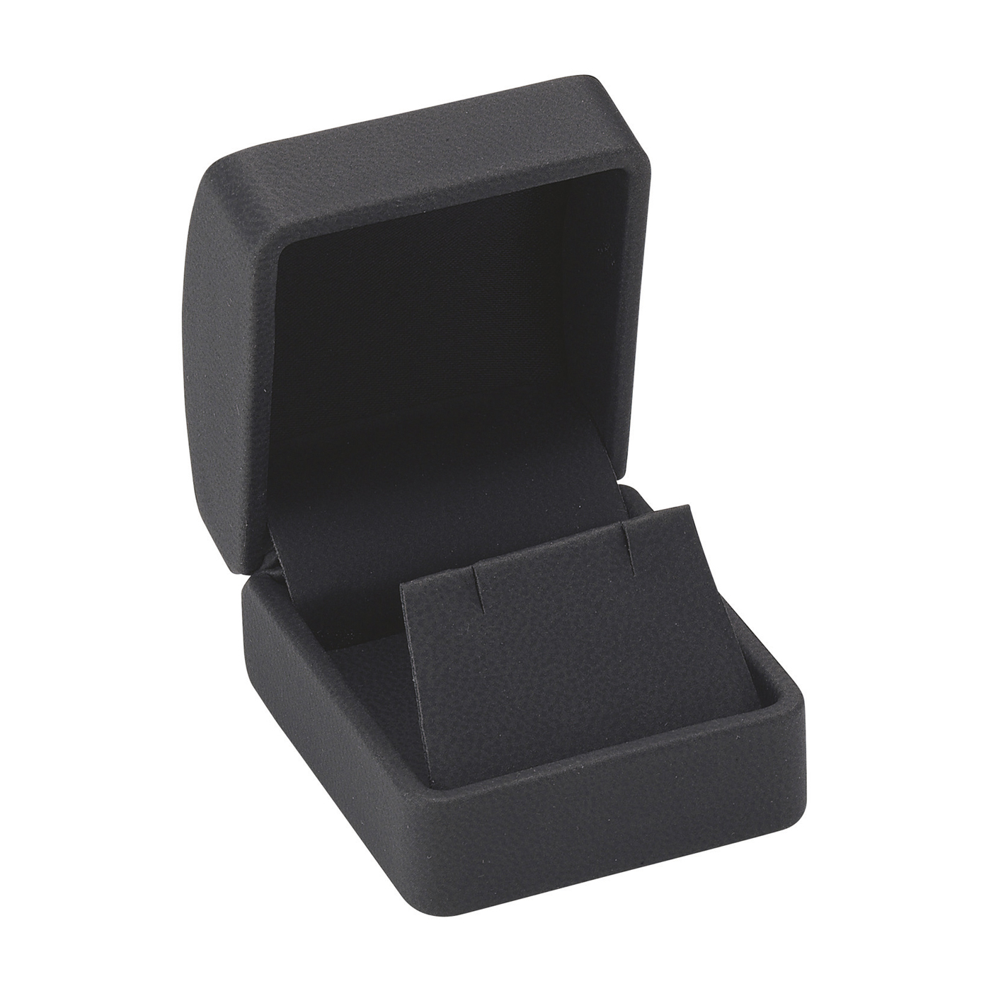 Jewellery Packaging "Soft Touch", Black, 54 x 58 x 21 mm - 1 piece