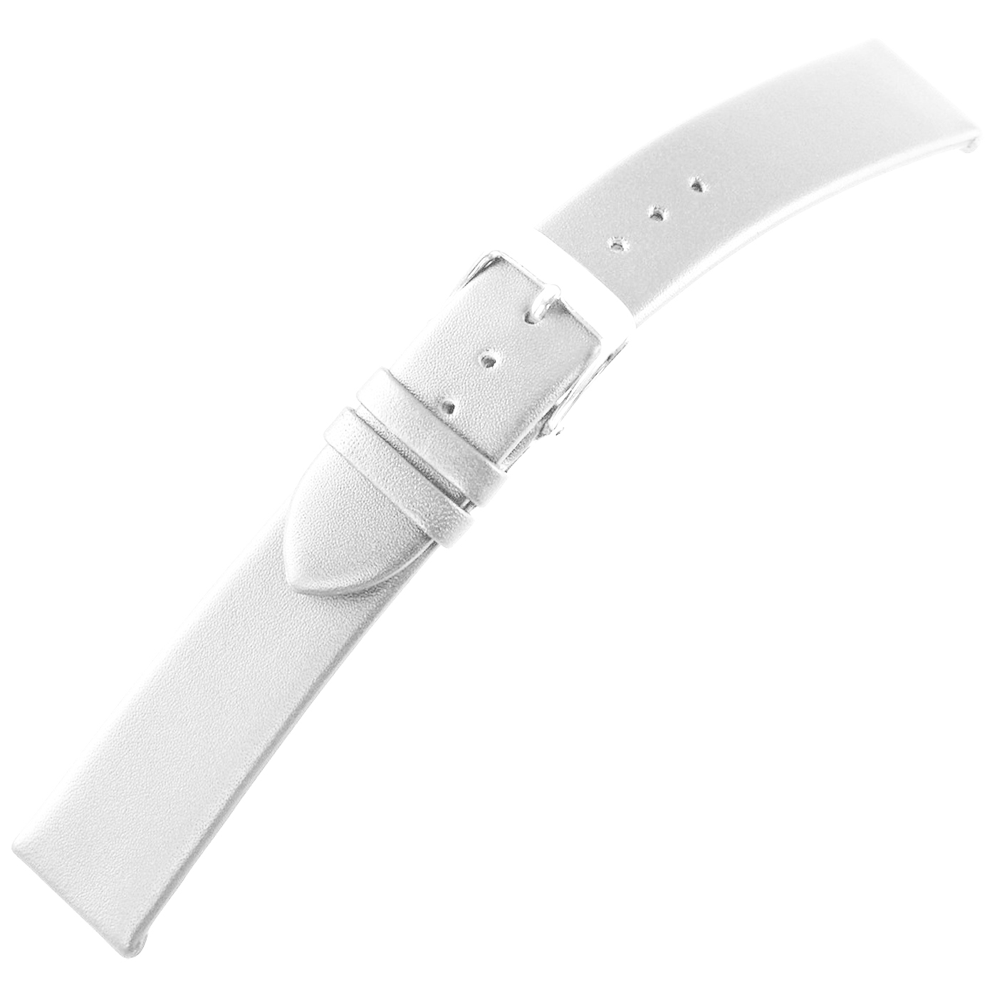 Di-Modell Uhrenarmband Nappa Waterproof, Damen, weiß, 12 mm - 1 Stück