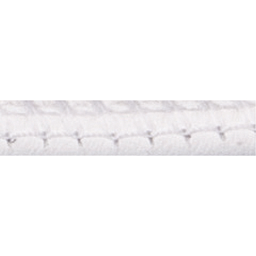 Nappalederband, weiß, ø 4 mm, Meterware - 1 m