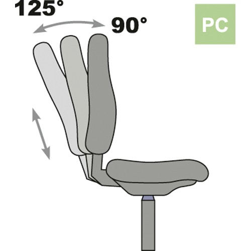 Tec profile Swivel Chair, PC, Beech Natural - 1 piece