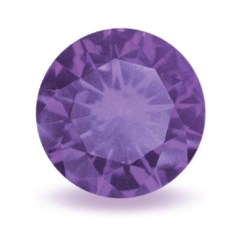 Zirconia, Violet, Brilliant Cut, ø 11.00 mm - 1 piece