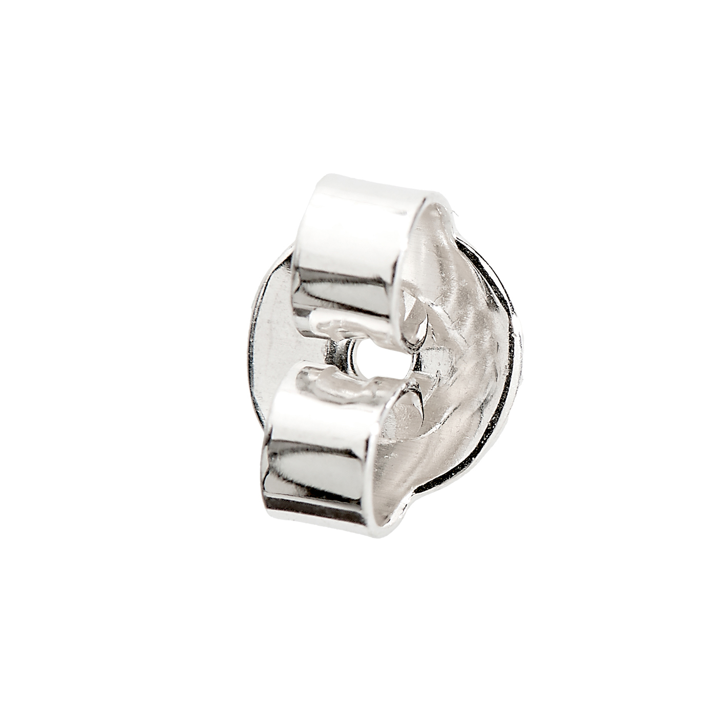 Ohrmutter, 585 WG, ø 5 mm, mit glattem Rand - 1 Stück