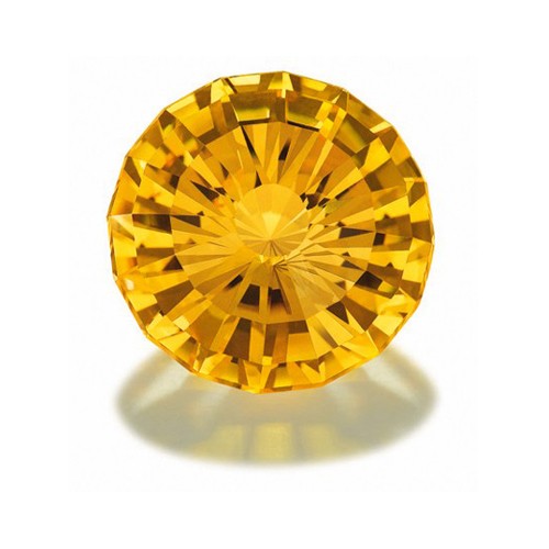 Zirconia, Golden Yellow, ø 5.0 mm, Parachute Cut - 1 piece