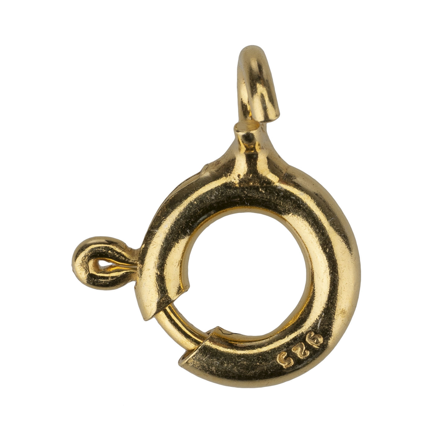 Federring, ES vergoldet, ø 6 mm - 1 Stück