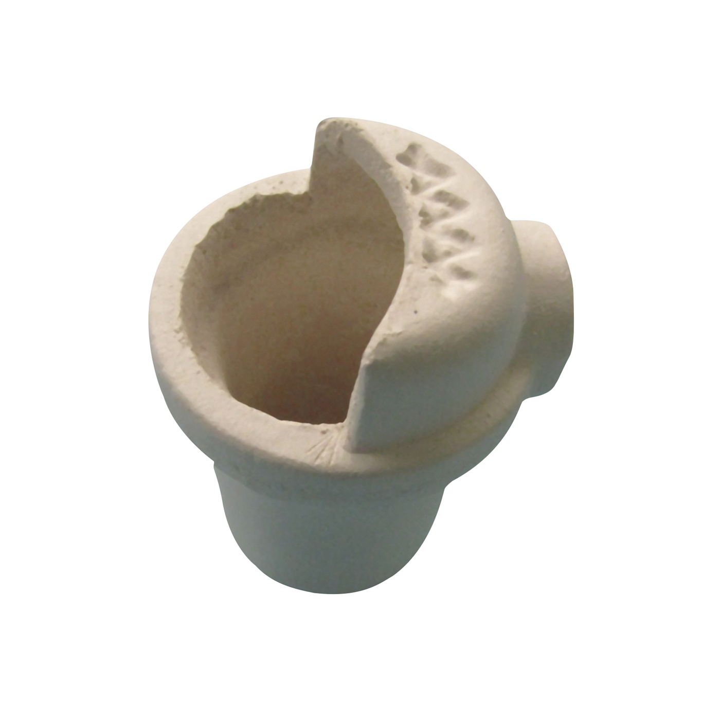 Ceramic Crucible, for Non-Pr. Metal Alloys, CrNi,CrCo, Steel - 1 piece