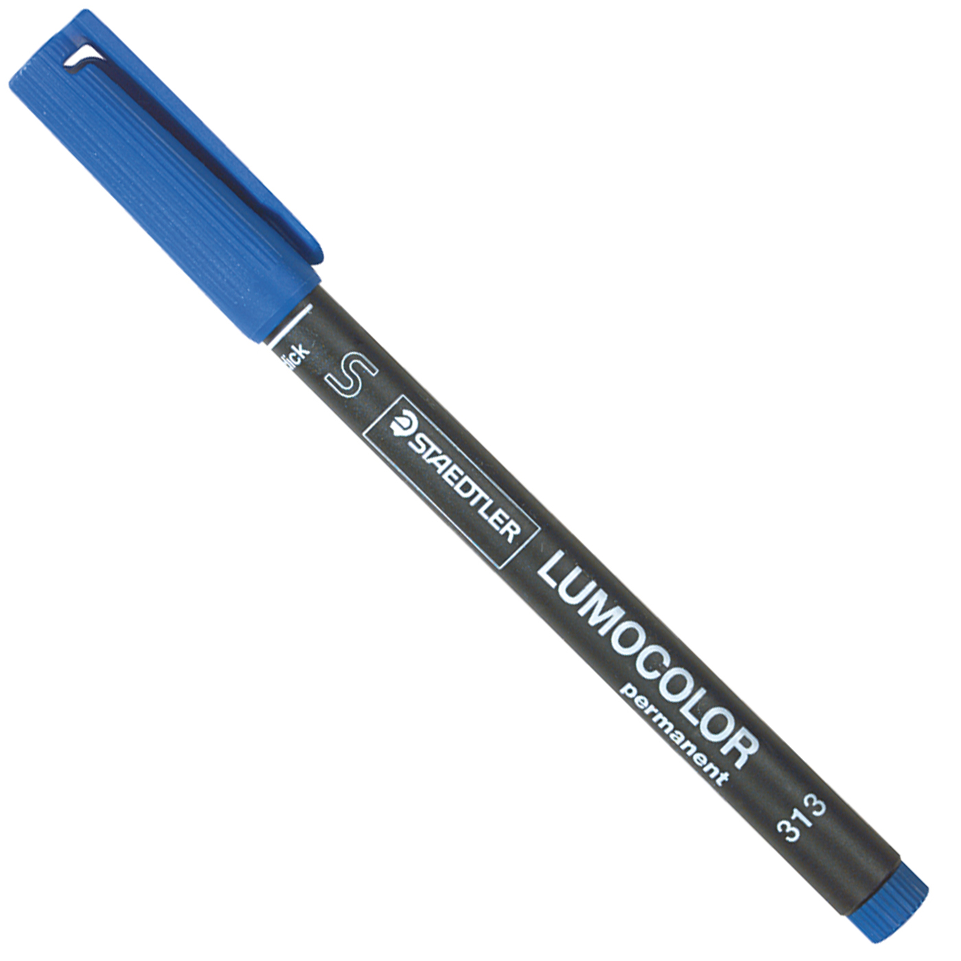 Staedtler Mars Lumocolor permanent pen 313 Markierer, superfein, blau - 1 Stück