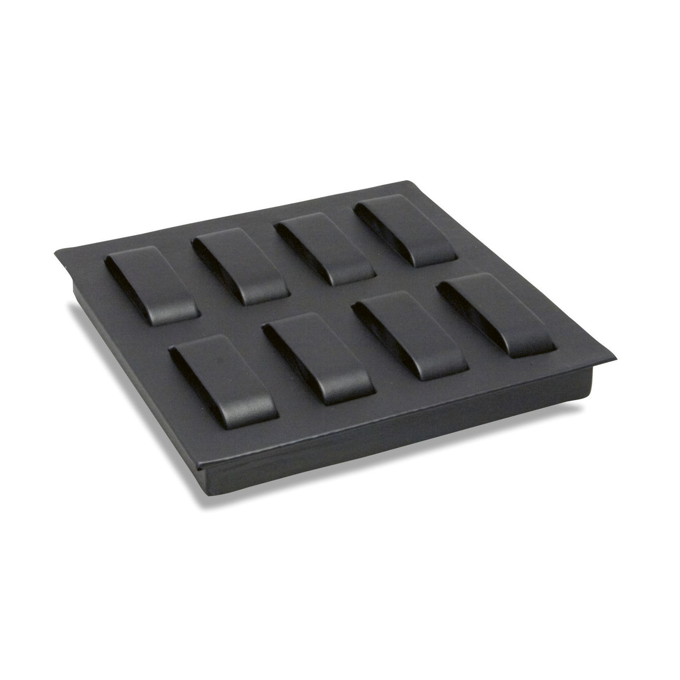 Tray System Einlage, schwarz, für 8 Uhren, 224x 224 mm - 1 Stück