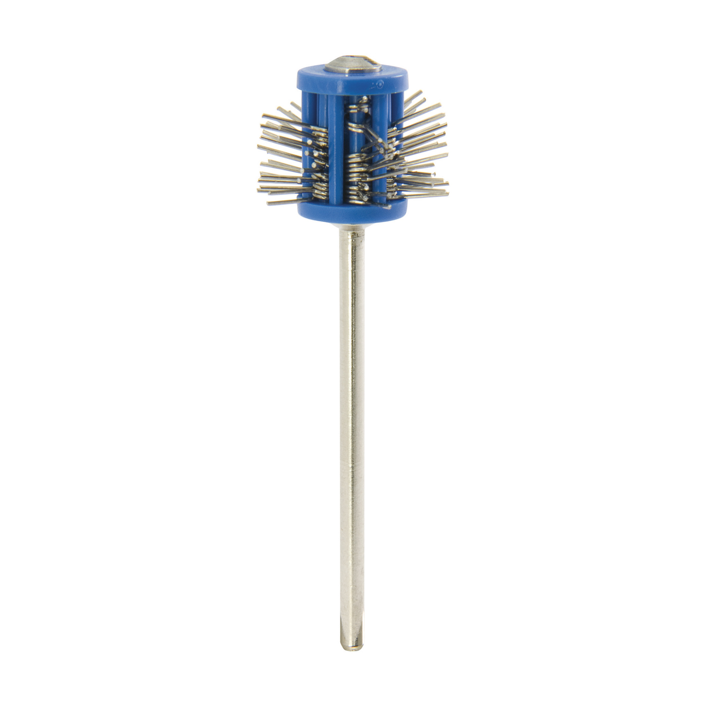 Minimatt Matt-Drahtbürste, ø 0,40 mm, blau, kurze Drähte - 1 Stück