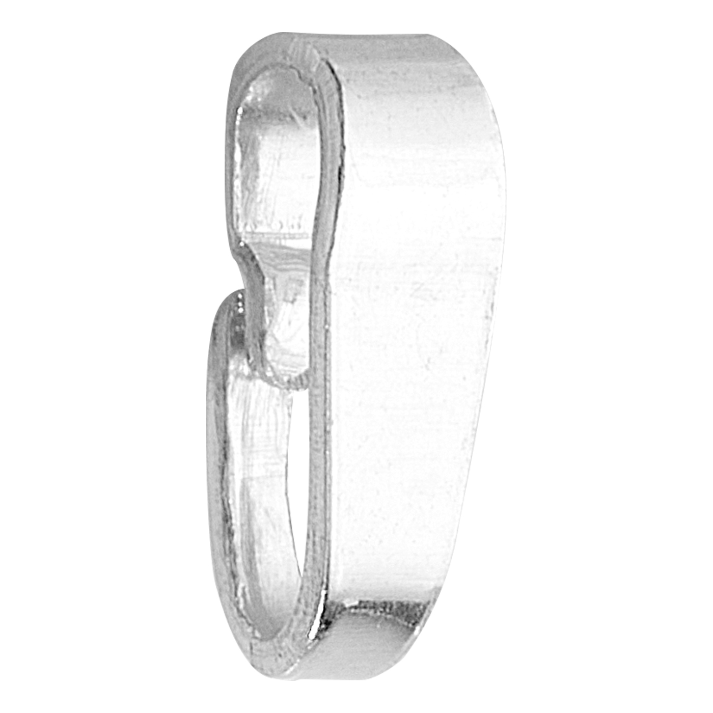 Anhängerschlaufe, 585 WG, 2 x 6 mm, poliert - 1 Stück