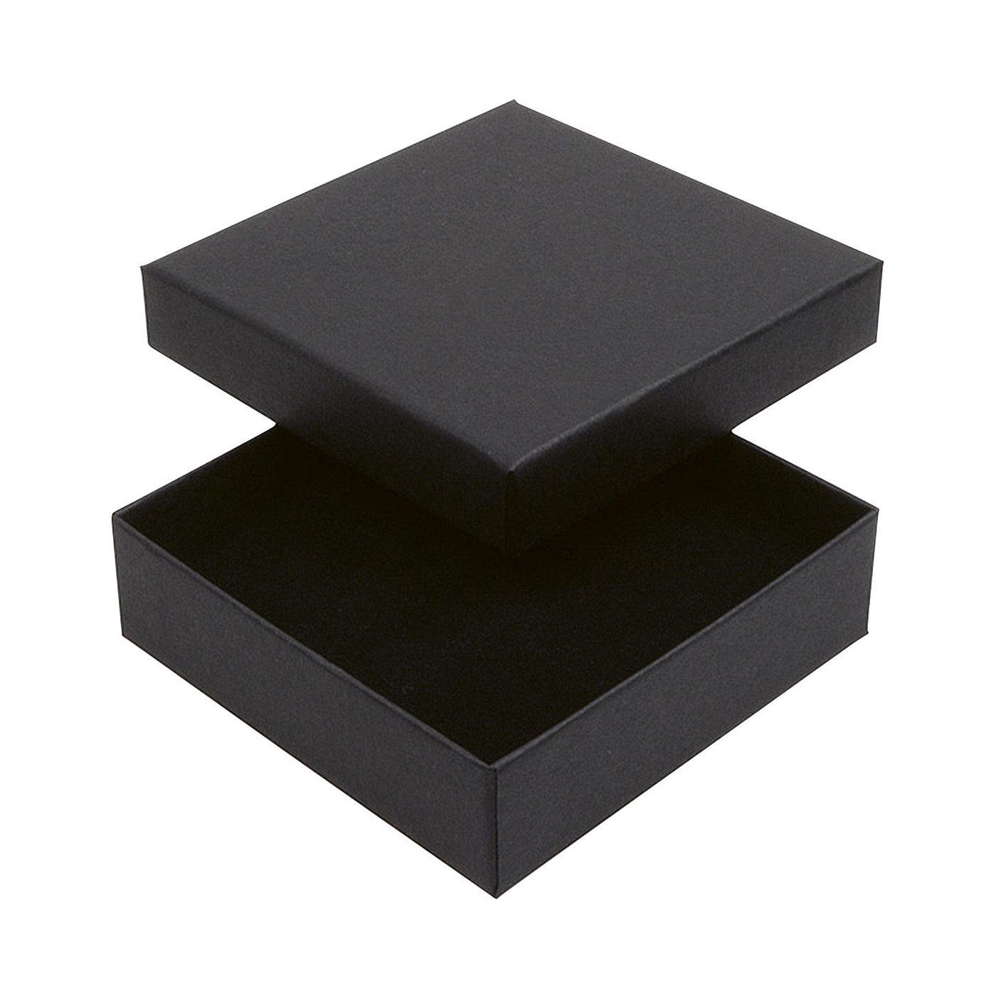 Jewellery Packaging "Eco", Black, 86 x 86 x 26 mm - 1 piece