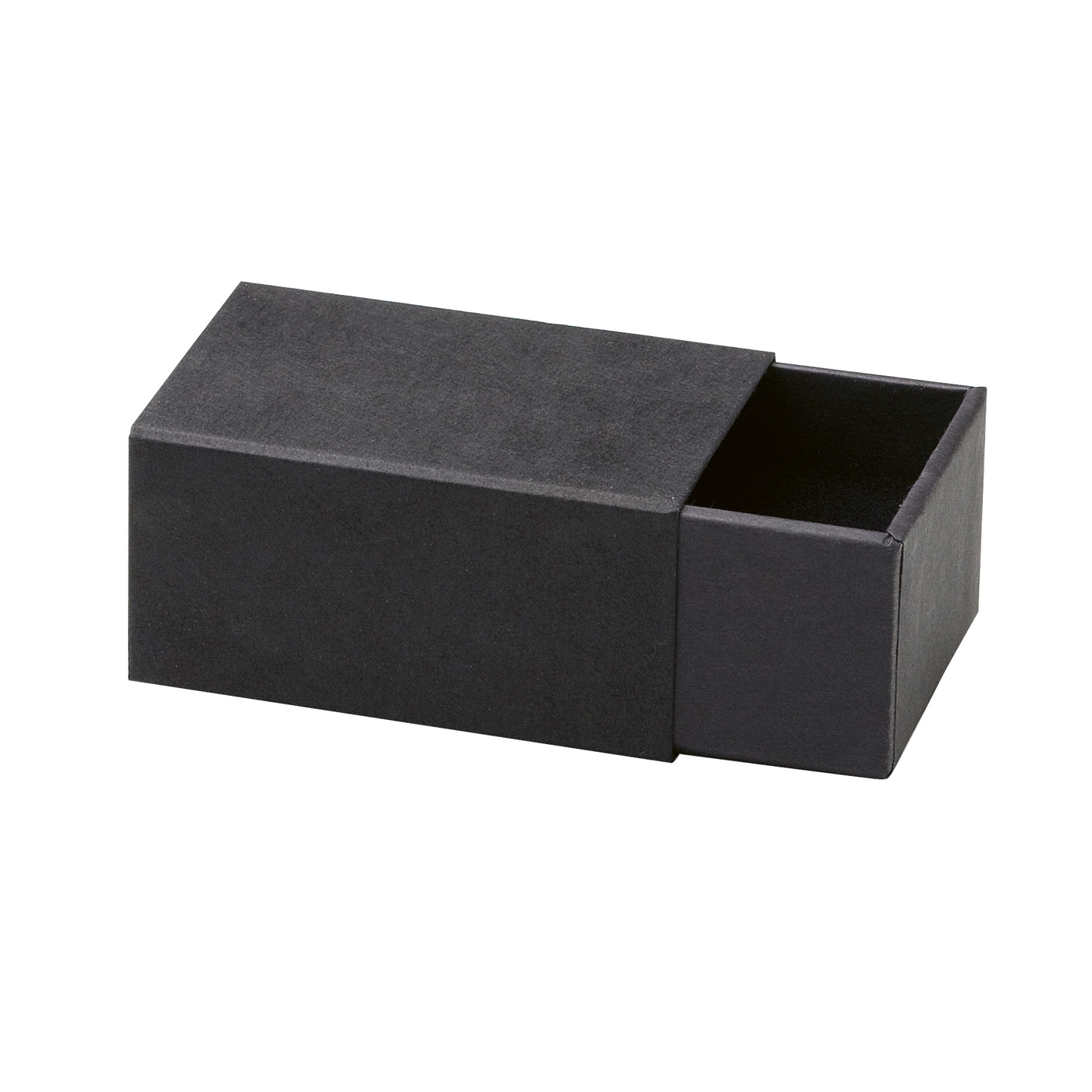 PICA-Design Schmucketui "Quadrabox", schwarz, 65 x 45 x 33 mm - 1 Stück